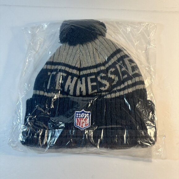 Tennessee Titans New Era Winter Knit Hat Beanie Fleece Lined One Size NWT. - Picture 2 of 9